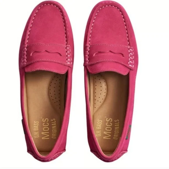 G.H. Bass Magenta Moccasins - Picture 7 of 8